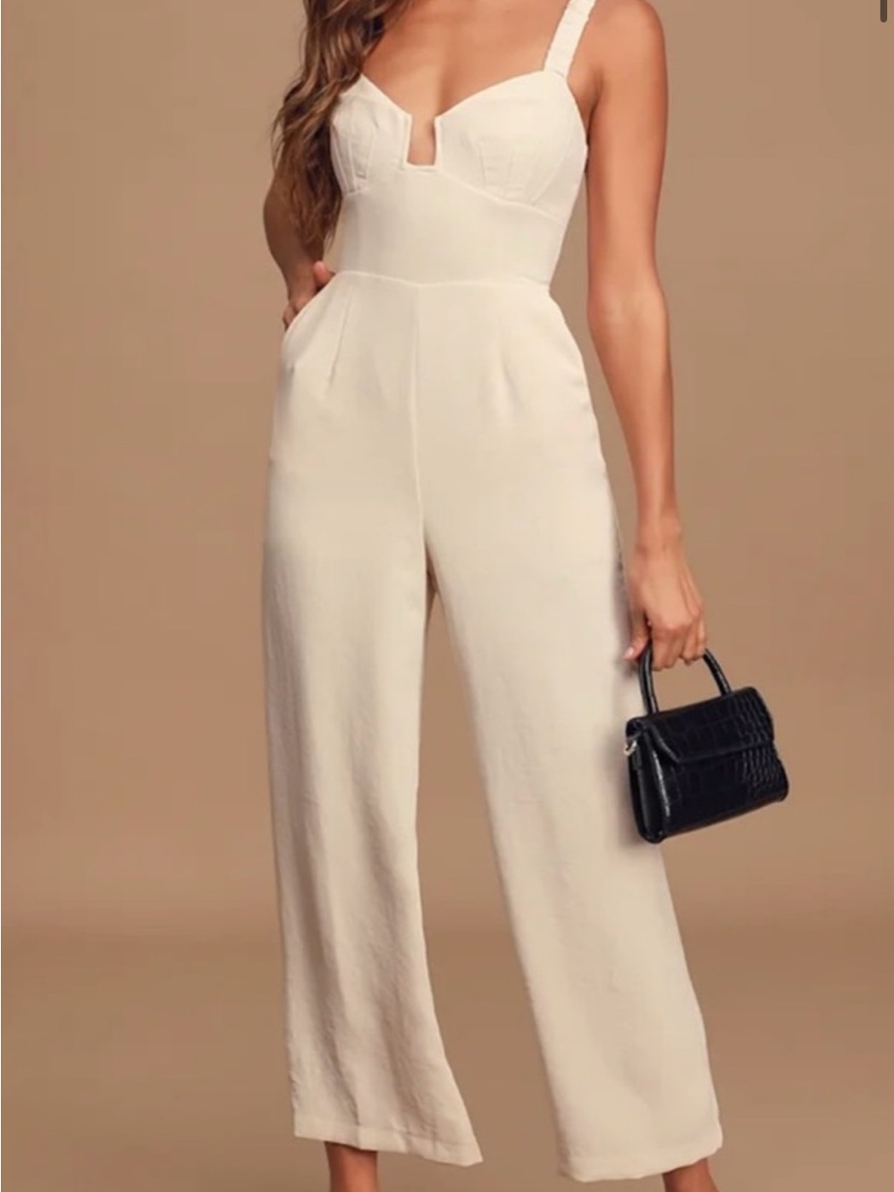 ASTR Ivory Jumpsuit
